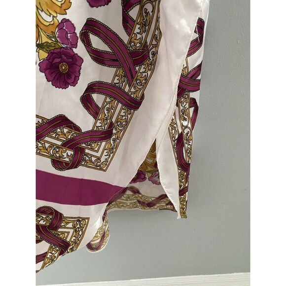 Vintage Winlar Caftan OS Kaftan Ribbon Floral Maxi Dress Boho Beach Mrs Roper - Picture 9 of 14